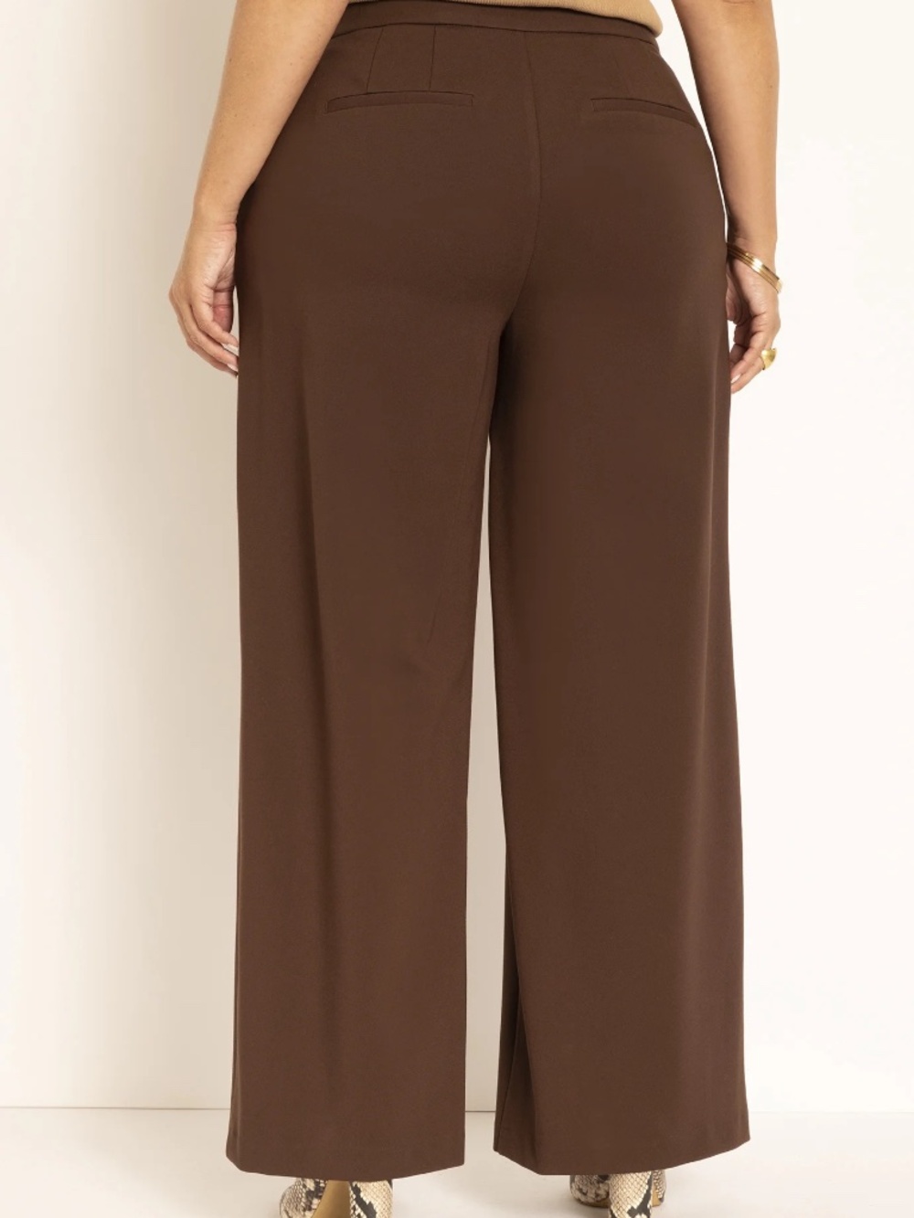 Eloquii Ultimate Stretch Wide Leg Work Pant Size 18 - Picture 2 of 5